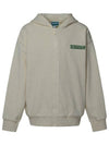 Kids Back Logo Knit Hoodie Ivory - KENZO - BALAAN 1