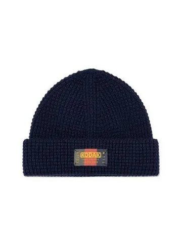 KODAK Apparel Kodacolor Waffle Beanie NAVY - KODO - BALAAN 1