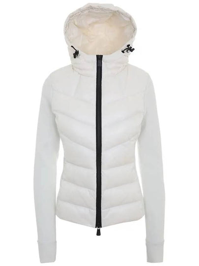 Grenoble Fleece Hooded Padding Snow White - MONCLER - BALAAN 2