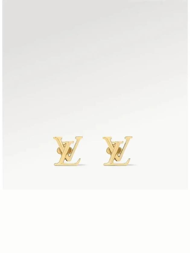 LV Iconic Earrings Gold - LOUIS VUITTON - BALAAN 2