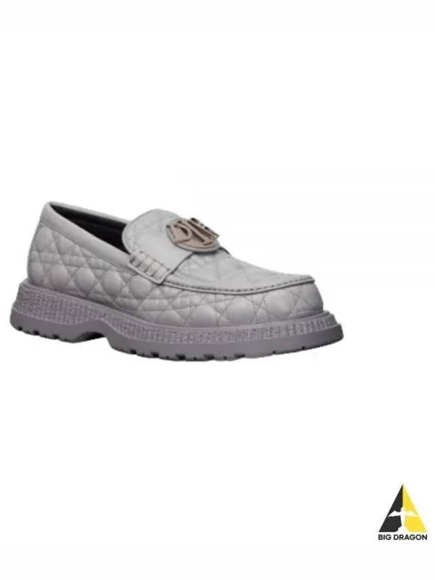 Buffalo Leather Loafers Grey - DIOR - BALAAN 2