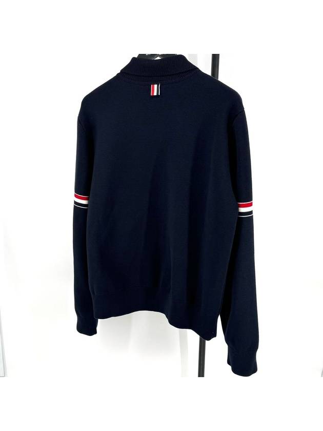 Armband Milanese stitch zip up jacket navy size 5 - THOM BROWNE - BALAAN 4