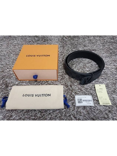 LV Initial Damier Graphite Belt 95 - LOUIS VUITTON - BALAAN 2