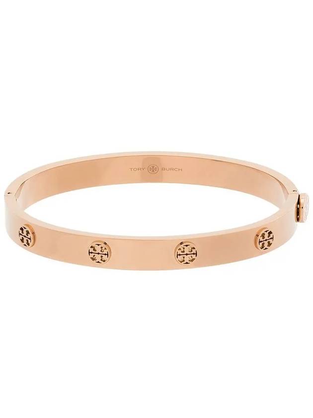 Miller Hinged Stud Bangle Bracelet Rose - TORY BURCH - BALAAN 3