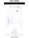 Bubble Arrow Crew Neck Sweatshirt White - OFF WHITE - BALAAN 3