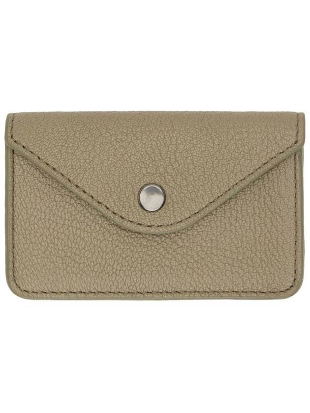 Envelope Goat Leather Card Holder Dusty Khaki - LEMAIRE - BALAAN 1