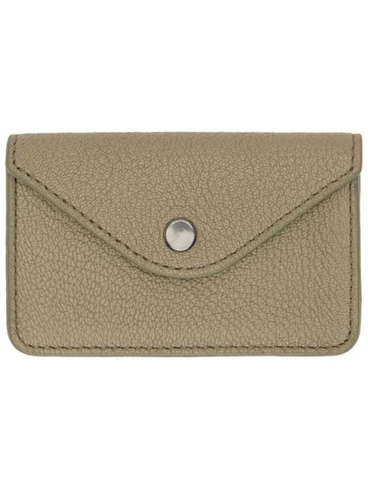 Envelope Goat Leather Card Holder Dusty Khaki - LEMAIRE - BALAAN 1