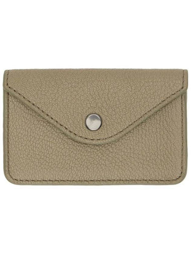 Envelope Goat Leather Coin Wallet Dusty Khaki - LEMAIRE - BALAAN 1