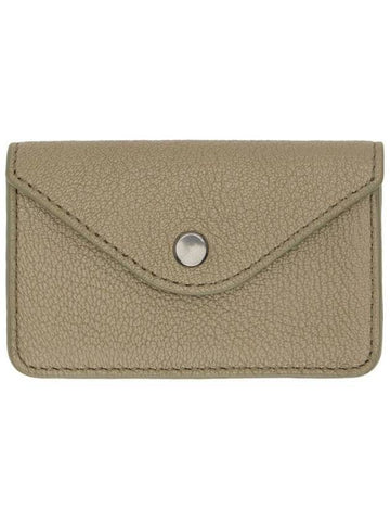 Envelope Goat Leather Coin Wallet Dusty Khaki - LEMAIRE - BALAAN 1