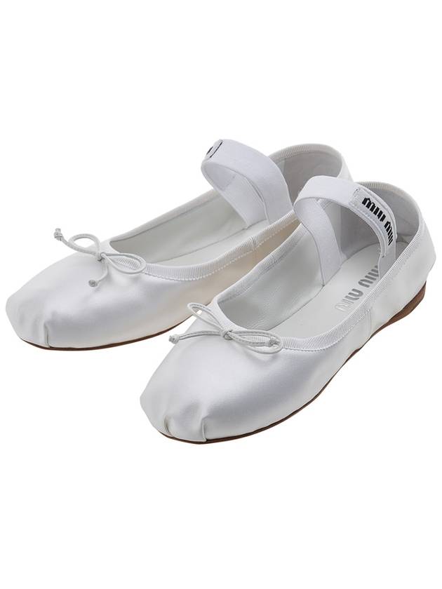 Satin Ballerinas White - MIU MIU - BALAAN 2