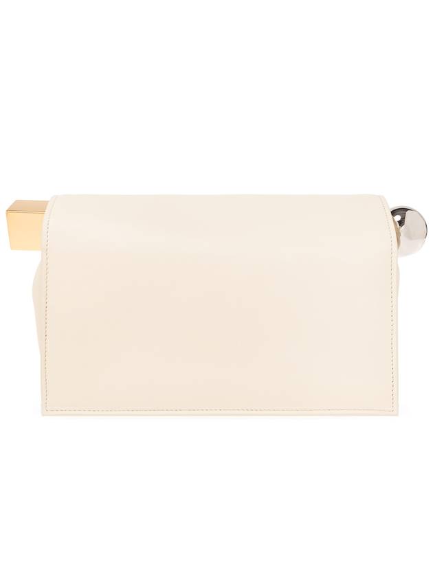 Round Square Logo Clutch Bag Ivory - JACQUEMUS - BALAAN 4