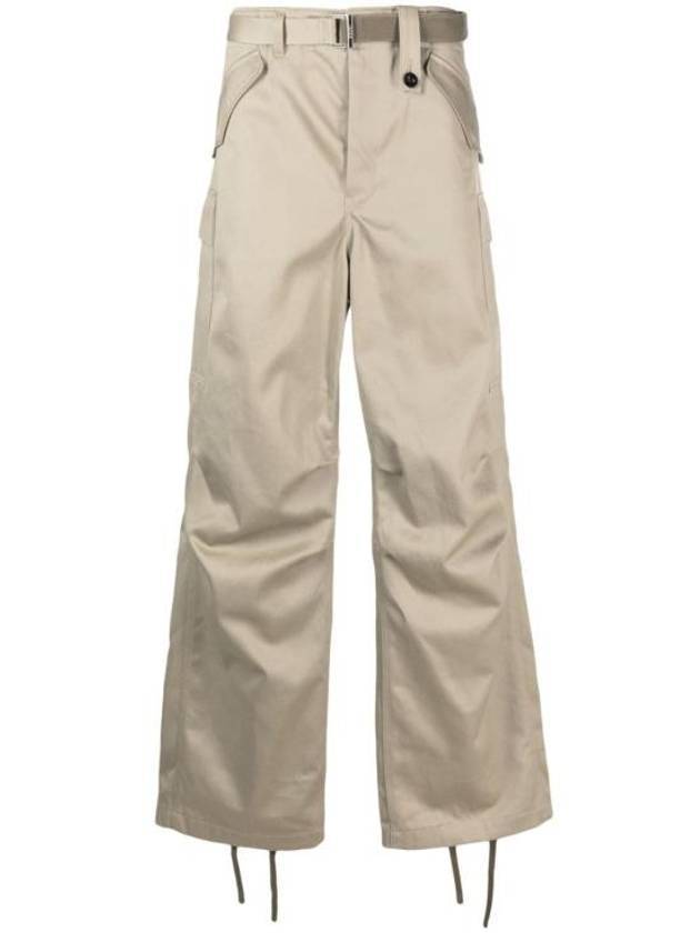 Belt Cargo Pants Beige - SACAI - BALAAN 1