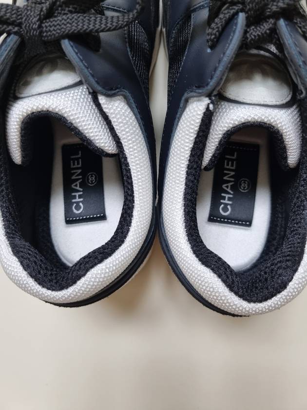 CC Logo Tennis Sneakers Black B39066 - CHANEL - BALAAN 2