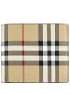 Men's Vintage Check Half Wallet Beige - BURBERRY - BALAAN 2