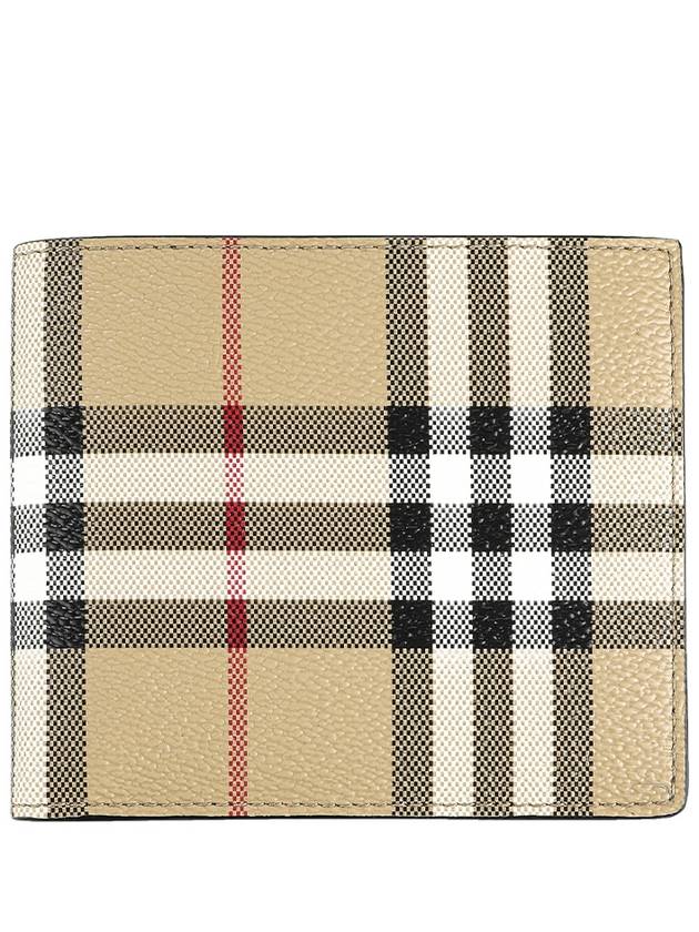 Men's Vintage Check Half Wallet Beige - BURBERRY - BALAAN 2