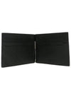 Men's Sartorial 6cc Money Clip Half Half Wallet Black - MONTBLANC - BALAAN.