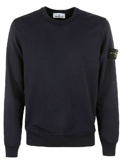 Wappen Patch Crew Neck Sweatshirt Navy - STONE ISLAND - BALAAN 2