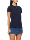 Embroided ORB Peru Short Sleeve T-Shirt Navy - VIVIENNE WESTWOOD - BALAAN 5