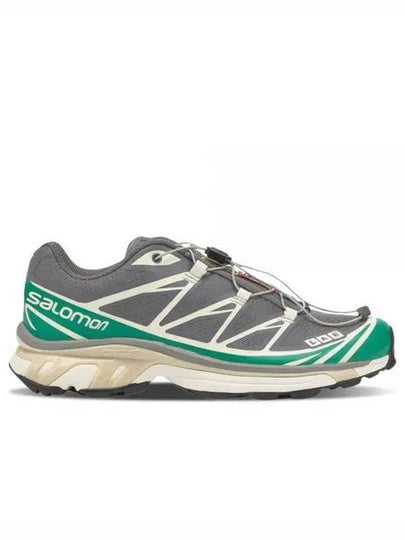 XT 6 Low Top Sneakers Quiet Shade Deep Green Vanilla - SALOMON - BALAAN 2