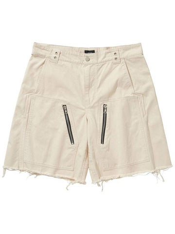 WIDE SHORTS PANTS WHITE - LIBERE - BALAAN 1