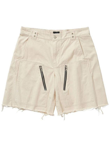 WIDE SHORTS PANTS WHITE - LIBERE - BALAAN 1