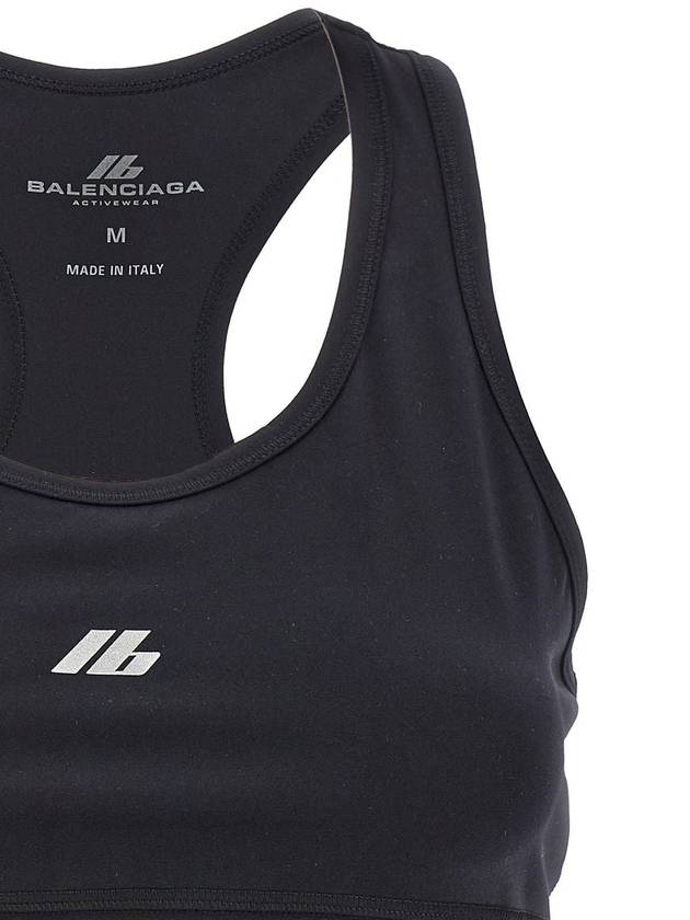 Activewear Sports Bra Black - BALENCIAGA - BALAAN 4