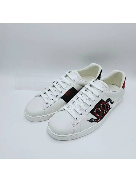 Men's Snake New Ace Sneakers 456230 - GUCCI - BALAAN 1