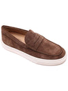 Men's Suede Loafers Brown - TOD'S - BALAAN 4