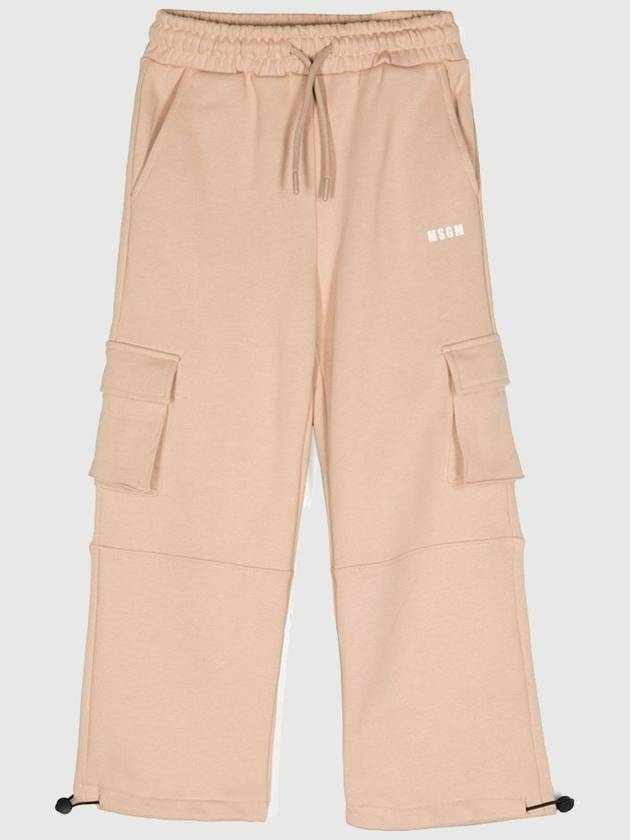 KIDS cargo pants FLEECE UNISEX F4MSJUFP065 2COLOR brushed - MSGM - BALAAN 3