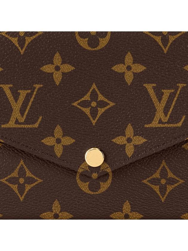 Felicie Pochette Monogram Shoulder Bag Fuchsia Brown - LOUIS VUITTON - BALAAN 5