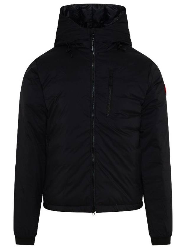 Lodge Down Hooded Padded Jacket Black - CANADA GOOSE - BALAAN 1