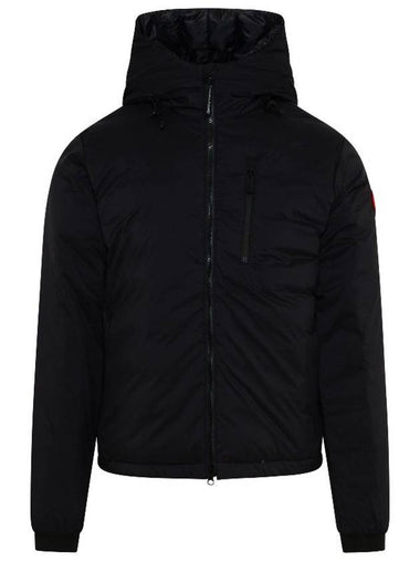 Lodge Down Hooded Padded Jacket Black - CANADA GOOSE - BALAAN 1