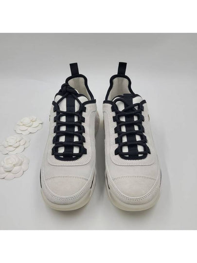 Mixed fiber white sneakers gold G45332 - CHANEL - BALAAN 2