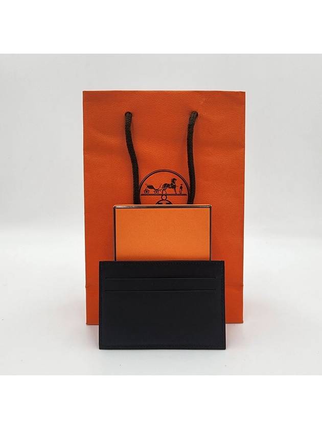 Citizen Twill Card Wallet Noir - HERMES - BALAAN 3