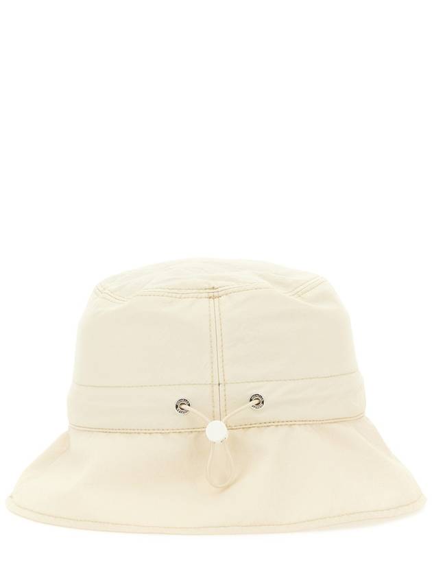 logo patch bucket hat ivory - MONCLER - BALAAN 3