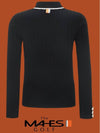 Knit Sweater Orange Label Royal Classic Ribbed Half Neck Knit GN40283 - MAHES - BALAAN 2