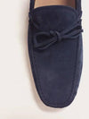 Men's Gommino Suede Driving Shoes Navy - TOD'S - BALAAN 5