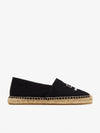 Canae Embroidered Logo Canvas Espadrilles Shoes Black - ISABEL MARANT - BALAAN 2