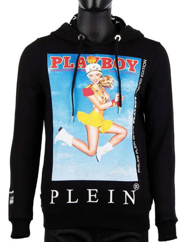 Men's Playboy collaboration hooded sweater play boy hooded zipup A18C MJB1327 PJO002N - PHILIPP PLEIN - BALAAN 1