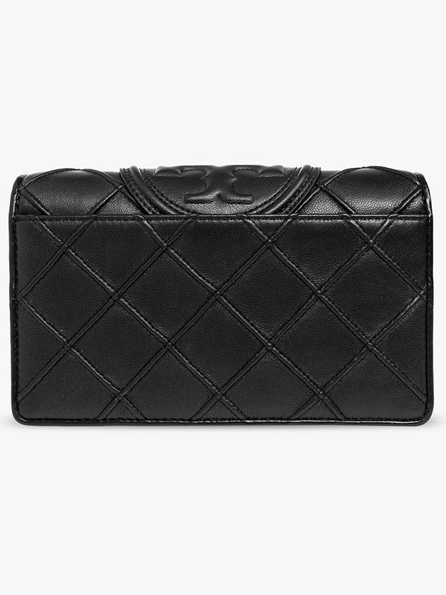 Tory Burch ‘Fleming’ Strapped Wallet, Women's, Black - TORY BURCH - BALAAN 3