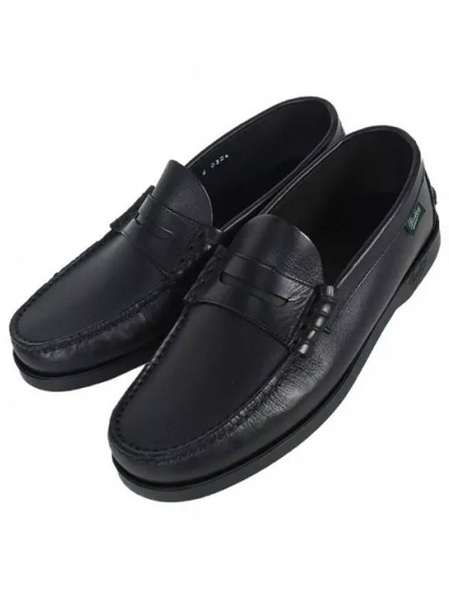 Coraux Leather Loafers Black - PARABOOT - BALAAN 2