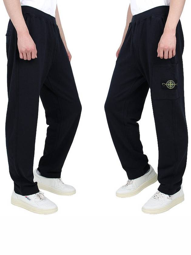 Old Treatment Cargo Track Pants Navy - STONE ISLAND - BALAAN 4