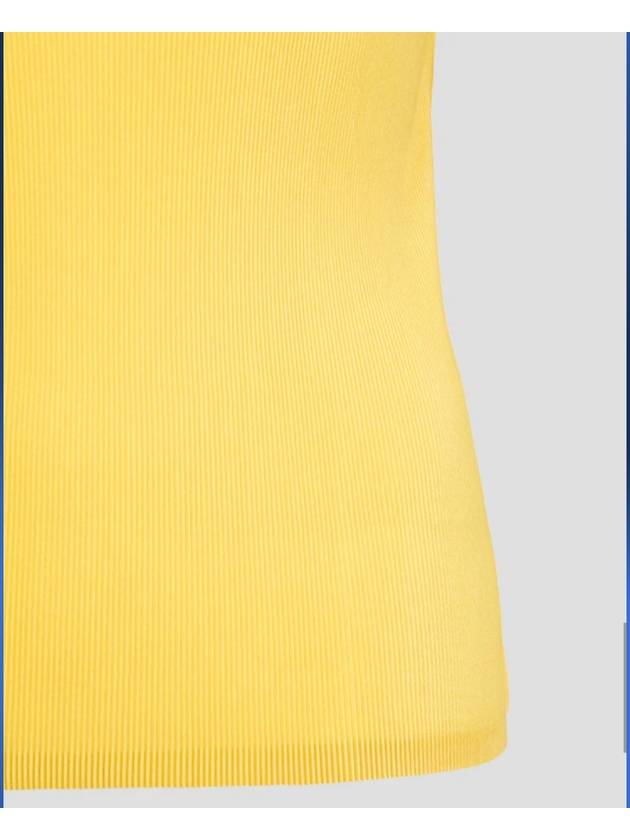 Pleated Please Top Mist Half Neck April Yellow FK293 - ISSEY MIYAKE - BALAAN 4