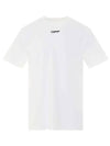 Arrow Logo Printing Cotton Short Sleeve T-Shirt - OFF WHITE - BALAAN 2