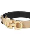 Ferragamo Gancini Women's Double-sided Belt 23 A565 543 0674559 Free Cutting - SALVATORE FERRAGAMO - BALAAN 6