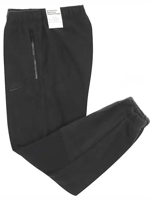 Club Polar Fleece Training Track Pants Black - NIKE - BALAAN 3