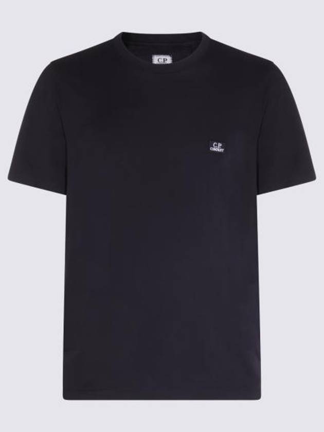 30/1 Jersey Logo Short Sleeve T-Shirt Navy - CP COMPANY - BALAAN 2