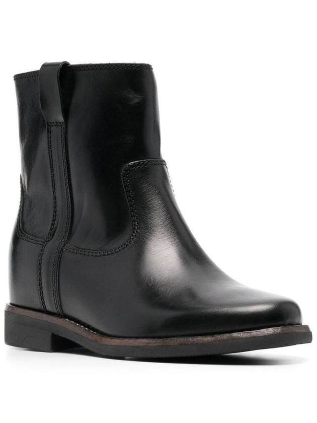 Susee Round Toe Middle Boots Black - ISABEL MARANT - BALAAN 3