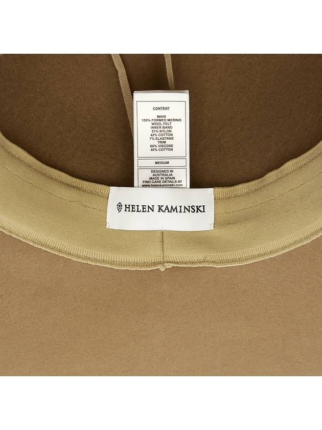 Women's Letta Conscious Wool Cloche Hat Camel - HELEN KAMINSKI - BALAAN 9