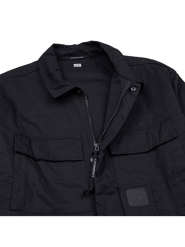 Men's Metropolis Long Sleeve Shirt Black - CP COMPANY - BALAAN 8